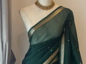 Pure Kora Kadwa Handloom Saree