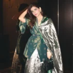 blue saree